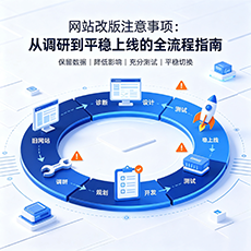 西区建站-网站改版注意事项：从调研到平稳上线的全流程指南
