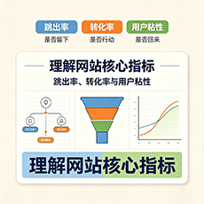 西区建站-理解网站核心指标：跳出率、转化率与用户粘性