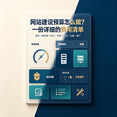西区建站-网站建设预算怎么做？一份详细的费用清单